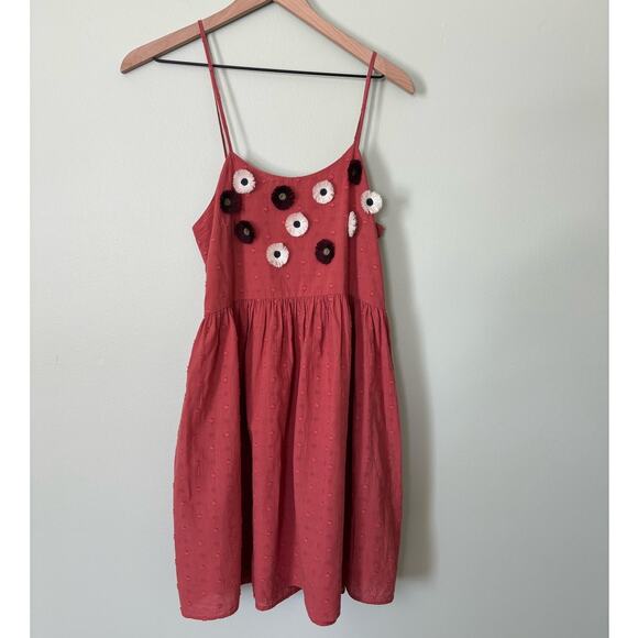⭐️Madewell Embroidered Sunflower Cami Summer Dress XXS - Picture 2 of 11